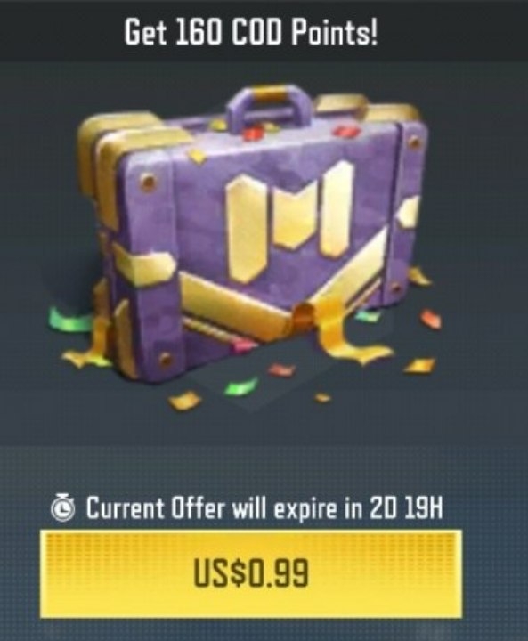  افر 160 سیپی Limited time  کالاف دیوتی موبایل 