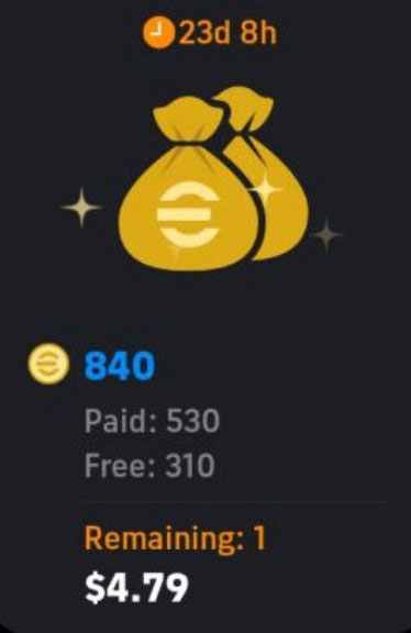 خرید افر جشنواره 840 کوین ای فوتبال (IOS)