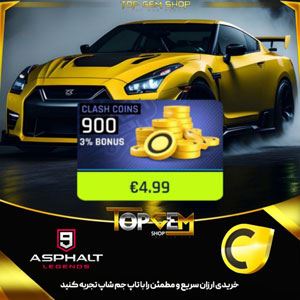 خرید 900 کلش کوین اسفالت 9