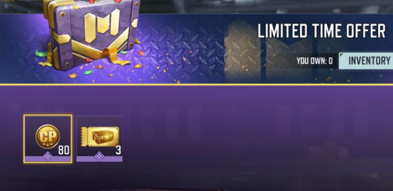 آفر 1 دلاری Limited time کالاف دیوتی موبایل