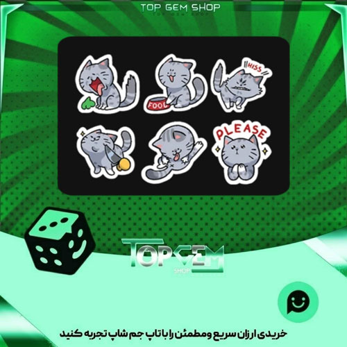 خرید آیتم باندل Gray cat  بازی پلاتو