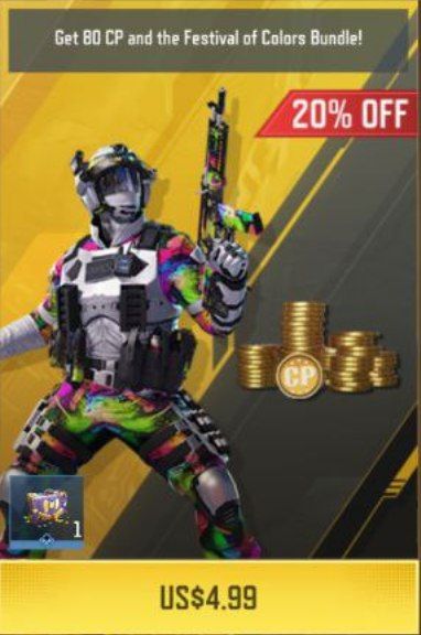 آفر باندل Tiered همراه با 80 سی پی 4.99$