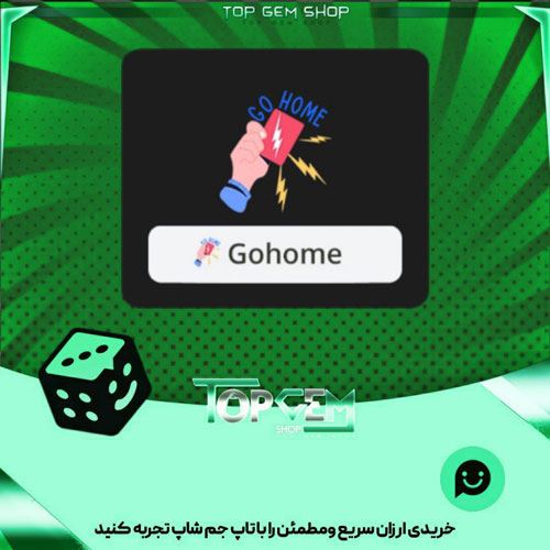 خرید آیتم نشان Go home بازی پلاتو