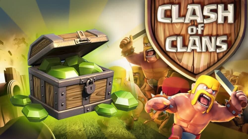 جم Clash of clans در تاپ جم